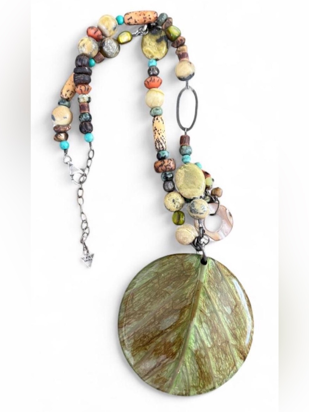 Silpada Kabkaban Multi-colored beaded necklace
